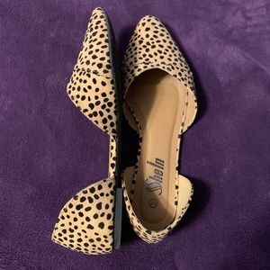 SHEIN leopard print flats size 8.5
